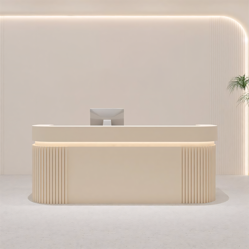 Curved Reception Desk for High End Spaces JDT-2313