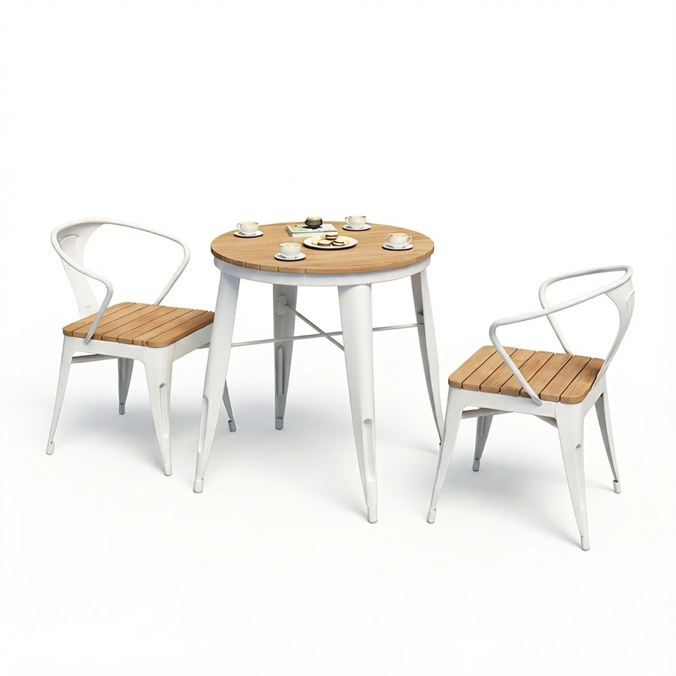 Outdoor Table and Chairs Set for Cafe Patio Balcony and Garden CZYZ-2036