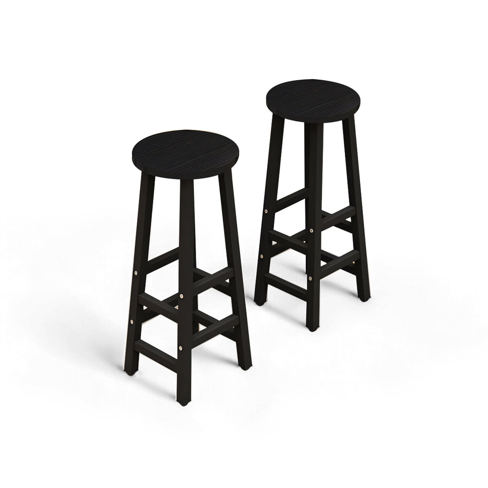 (In Stock) Wooden-Top Steel Frame Multifunctional Bar Table Ideal for Coffee Shops, Pubs, and Convenience Stores BTZ-001