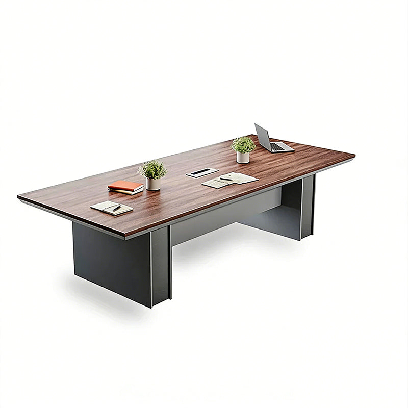 Rectangular Conference Table for 6–8 People with Strong Wooden Base MBS-HYZ-3001