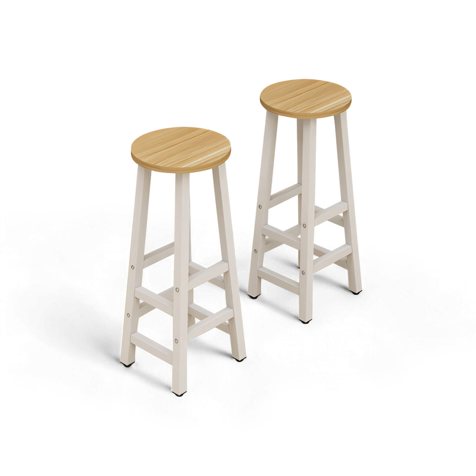 (In Stock) Wooden-Top Steel Frame Multifunctional Bar Table Ideal for Coffee Shops, Pubs, and Convenience Stores BTZ-001