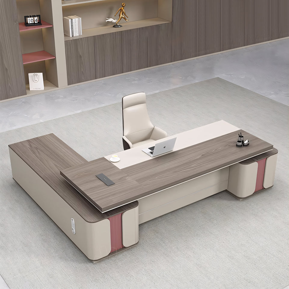 Office Desk Executive Desk With Side Cabinet LBZ-1062