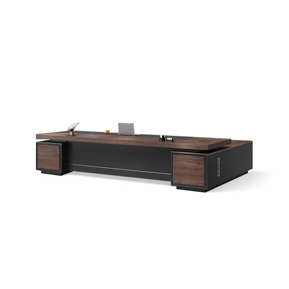 Boss Office Executive Computer Desk With Storage Cabinet LBZ-1027