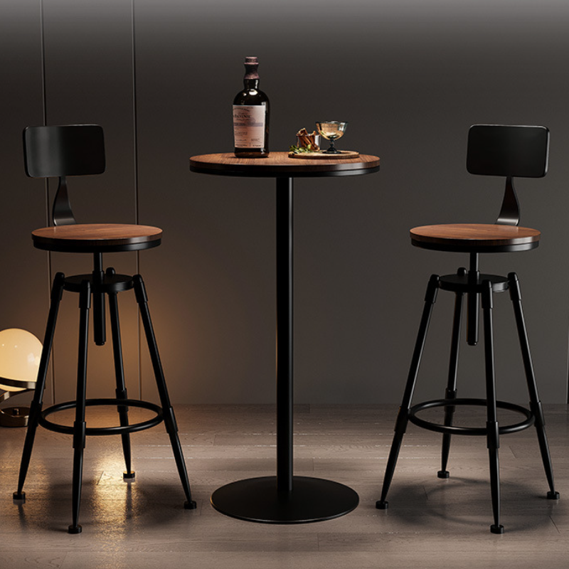 Nordic Style Rotating Adjustable Bar Table & Stool Set BTZ-005