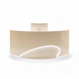 Minimalist Curved Cashier Counter And Reception Desk