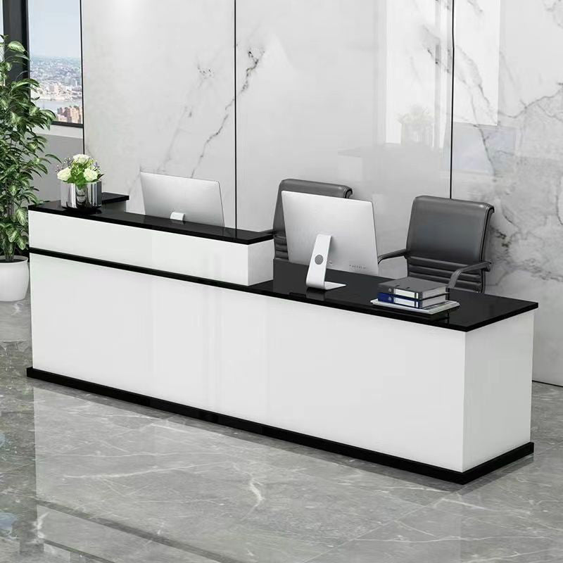 Reception Desk with Wide Worktop and Storage Made-to-Order (6-11 Weeks Delivery)