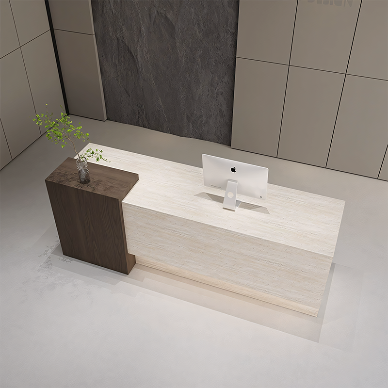 Modern and Minimalist LED Reception Desk Checkout Counter JDT-2312