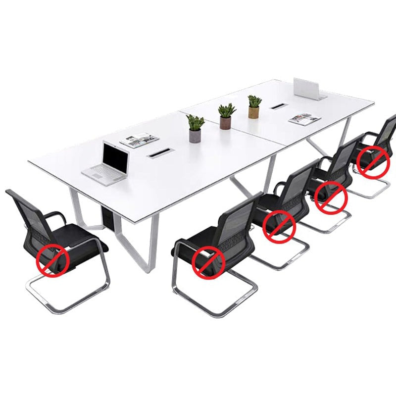 Simple Rectangular Conference Table For 6-10 People HYZ-1031
