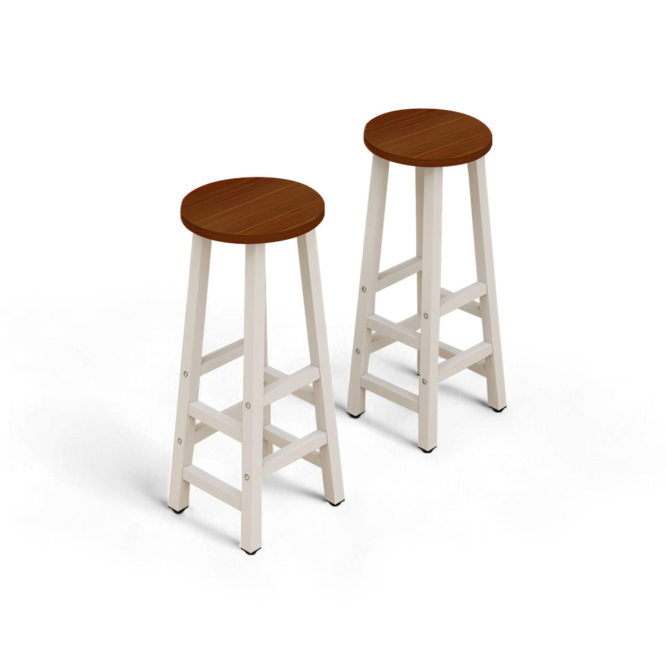 (In Stock) Wooden-Top Steel Frame Multifunctional Bar Table Ideal for Coffee Shops, Pubs, and Convenience Stores BTZ-001