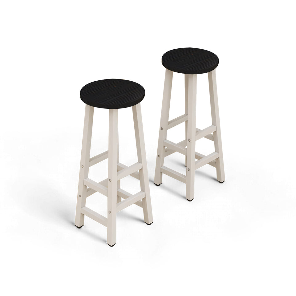 (In Stock) Wooden-Top Steel Frame Multifunctional Bar Table Ideal for Coffee Shops, Pubs, and Convenience Stores BTZ-001