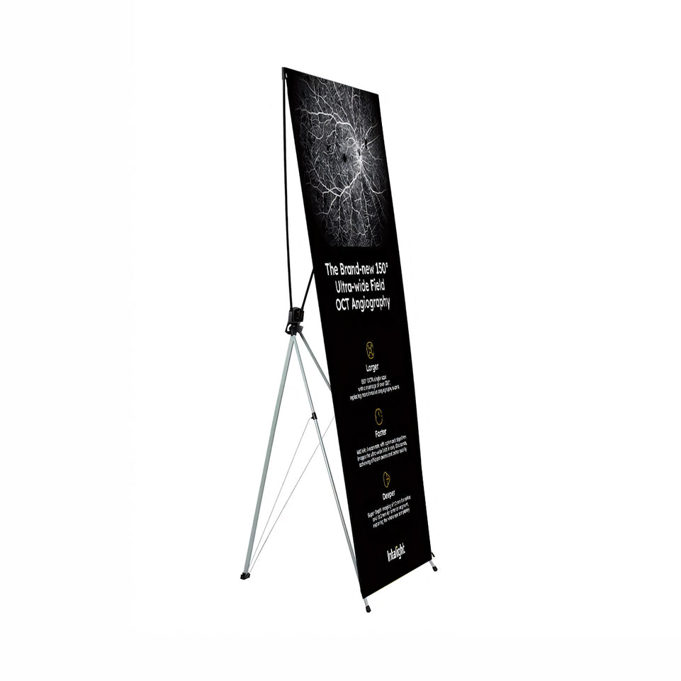(Customized) Weighted X Banner Stands in Sizes of 60*160cm and 80*180cm SJ-010