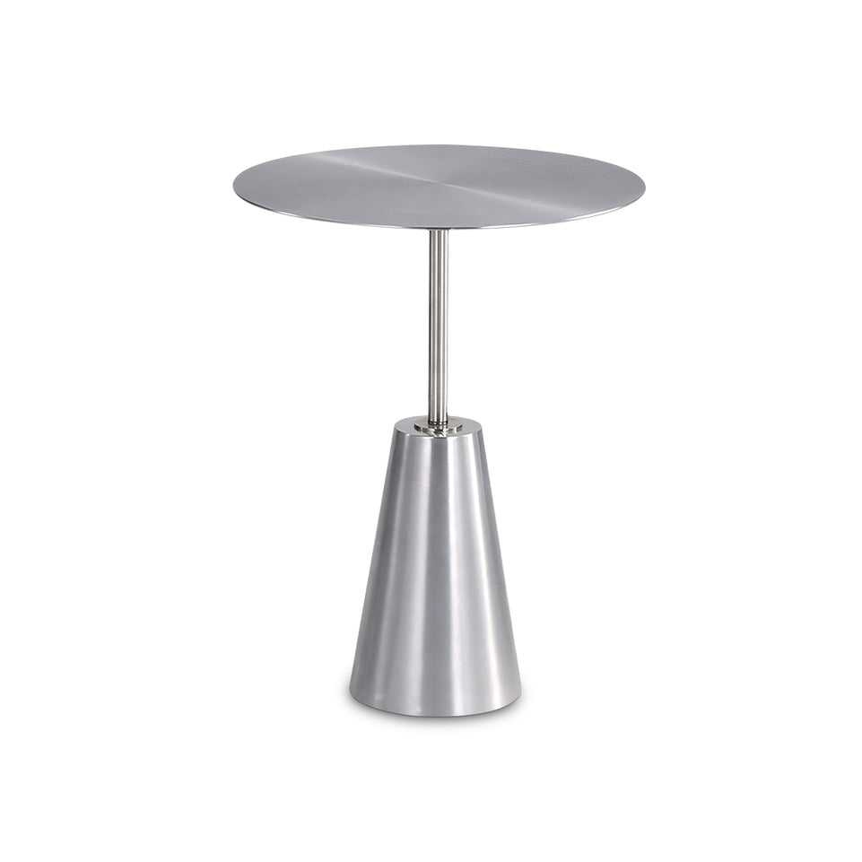 (In Stock) Metal + Acrylic Folding Chair Set with Industrial Style Stainless Steel Table and Chairs CZYZ-2010 Ideal for cafes and similar settings