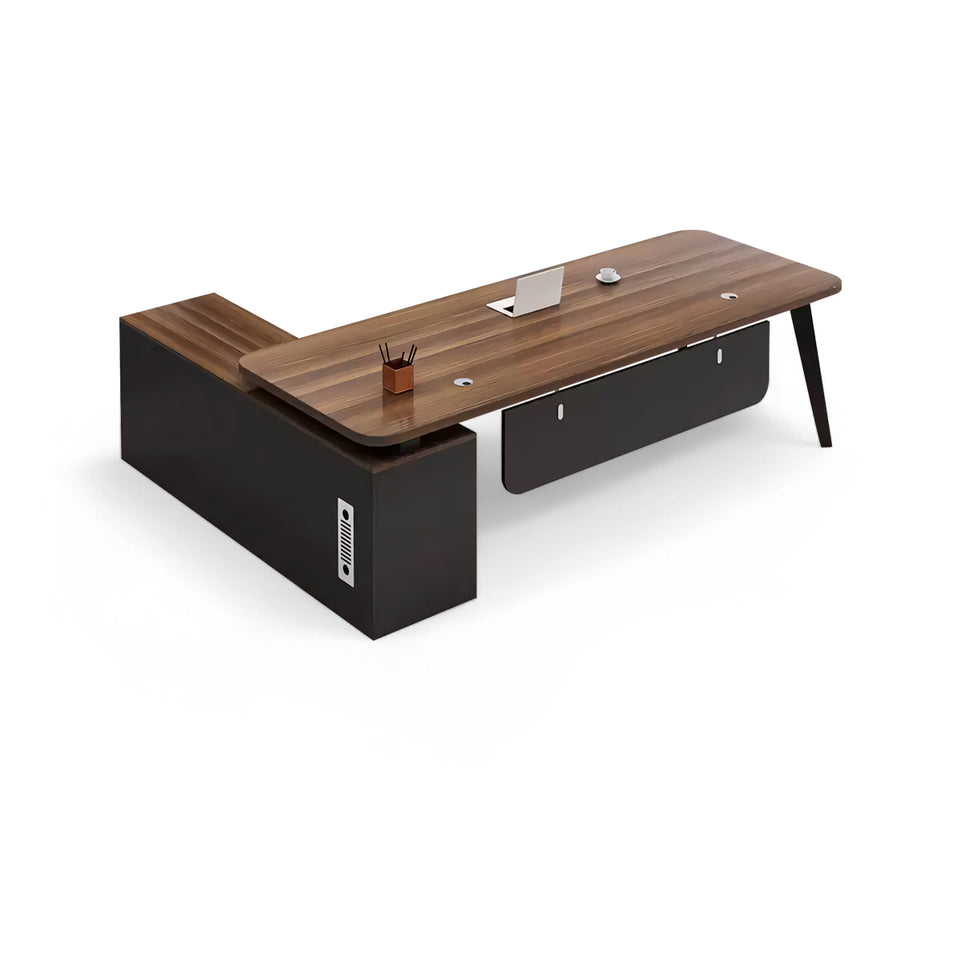 Office Executive Table Desk With Curtain Board LBZ-1078