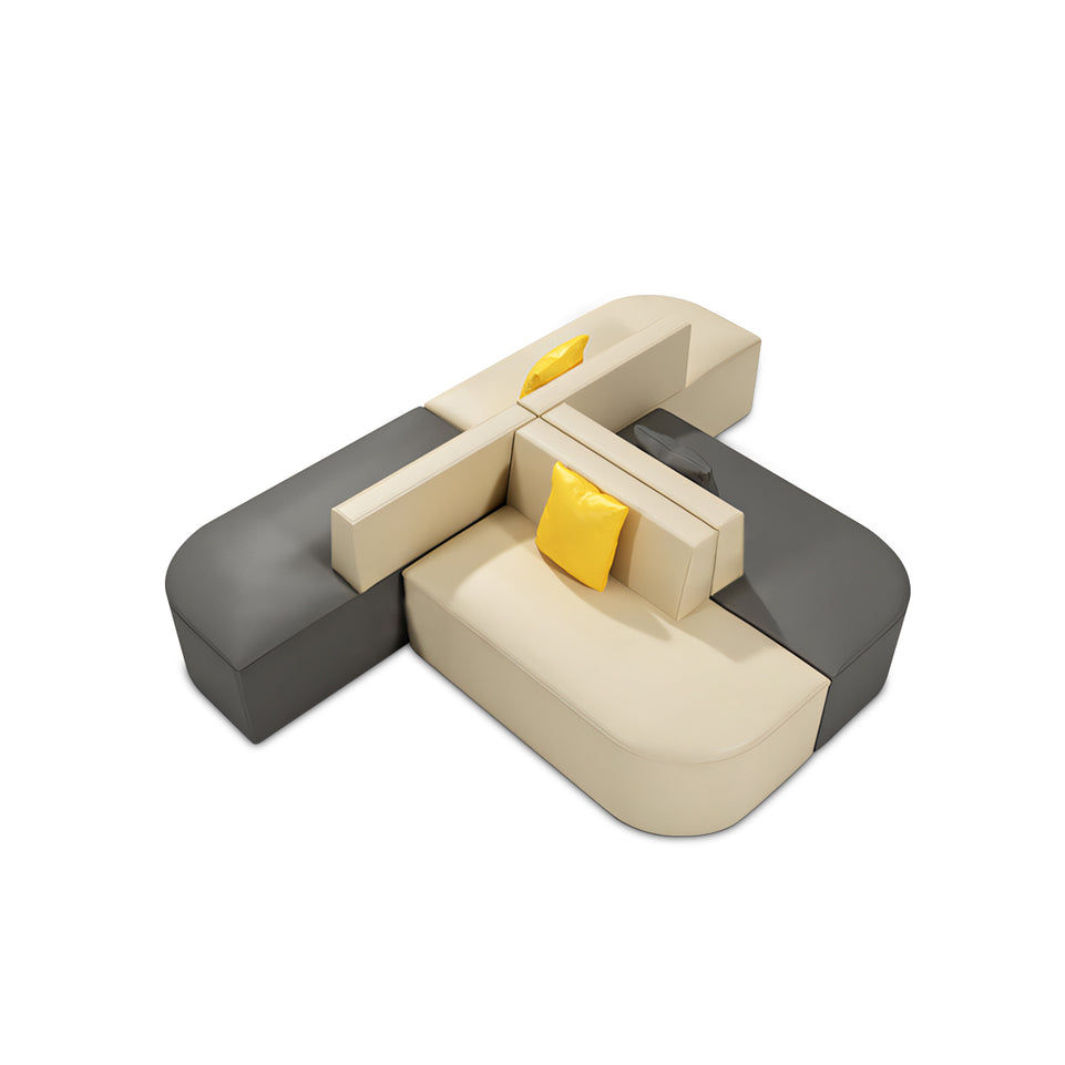 Modern Public Area Lounge Sofa Combination Reception Modular Sectional Office Sofa Set PSF-2006