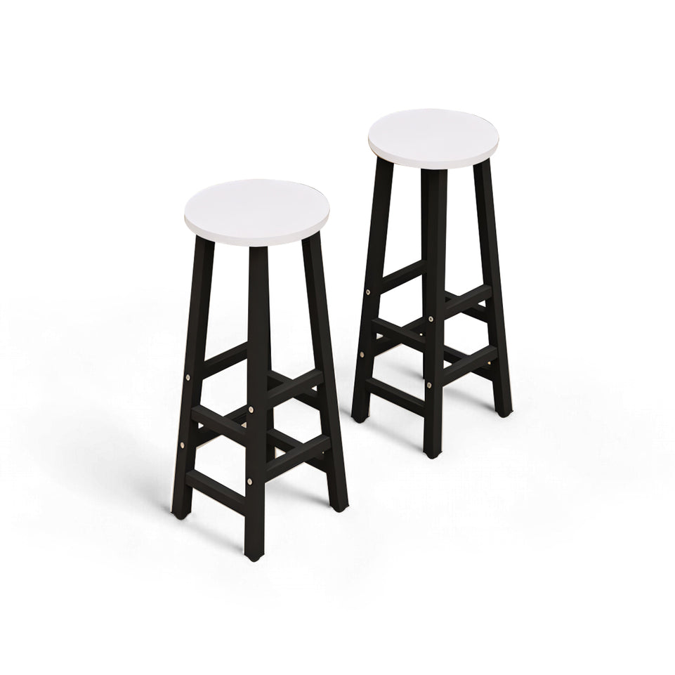 (In Stock) Wooden-Top Steel Frame Multifunctional Bar Table Ideal for Coffee Shops, Pubs, and Convenience Stores BTZ-001