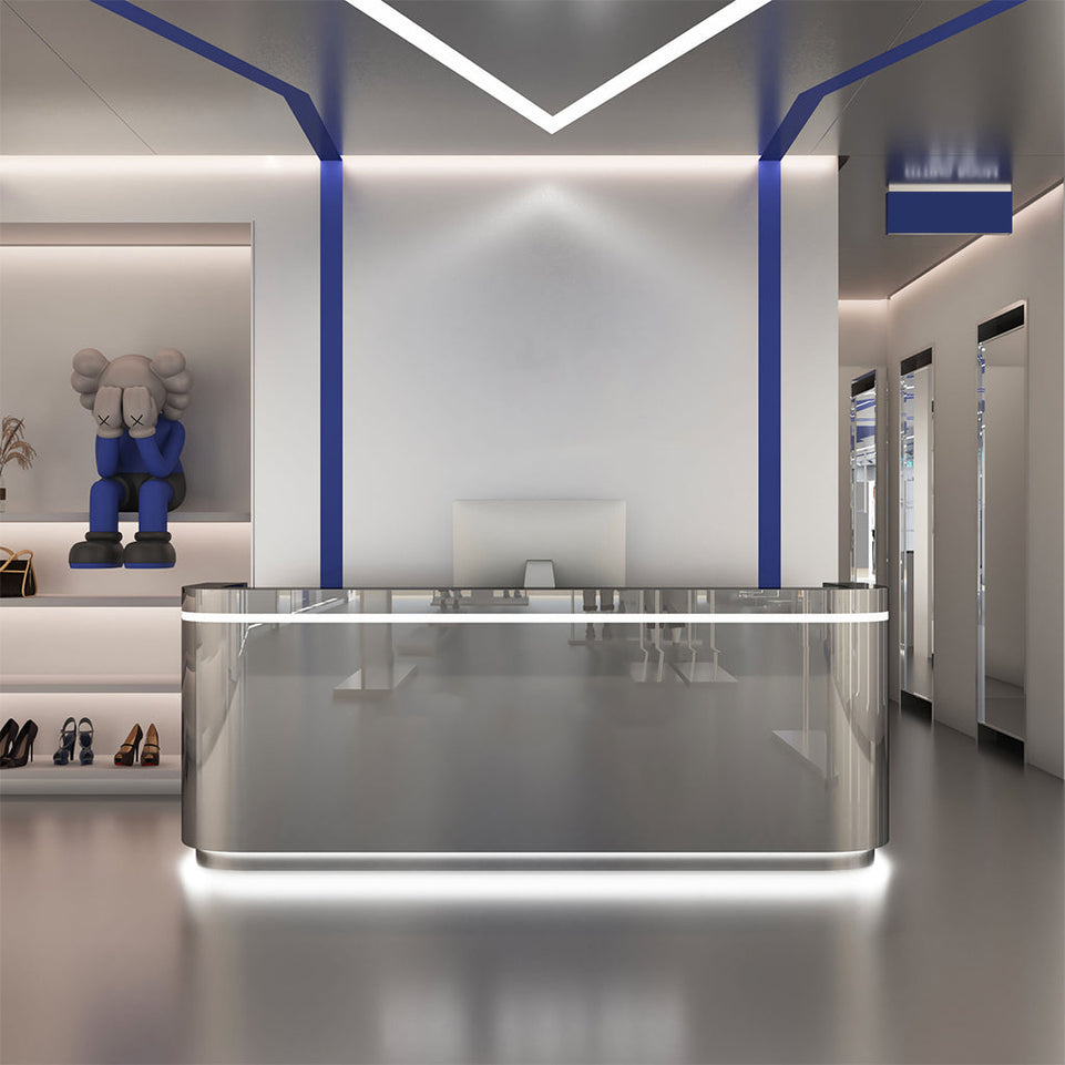 (In Stock) Modern Minimalist Reception Desk JDT-1028 Shipped from Australia