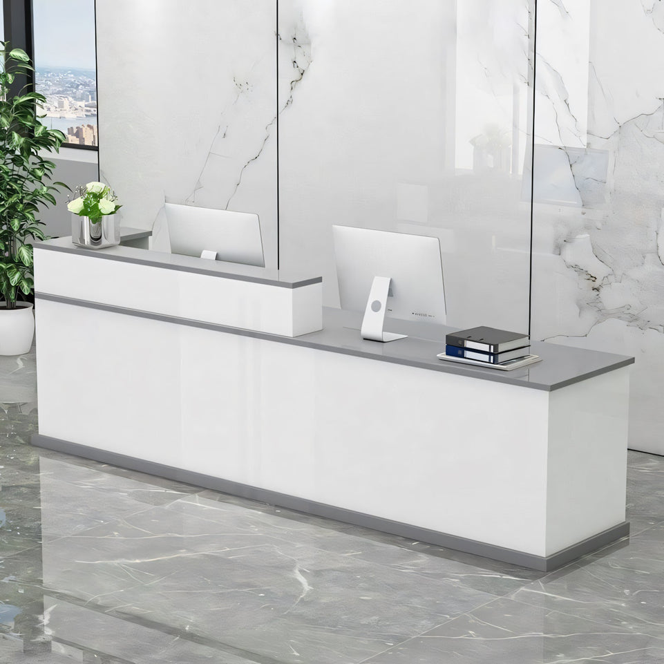 Reception Desk with Wide Worktop and Storage Made-to-Order (6-11 Weeks Delivery)