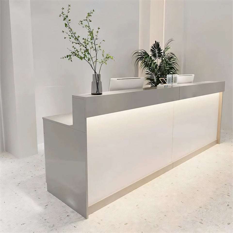 Reception Desk with Multiple Colour Options Made-to-Order (6-11 Weeks Delivery)