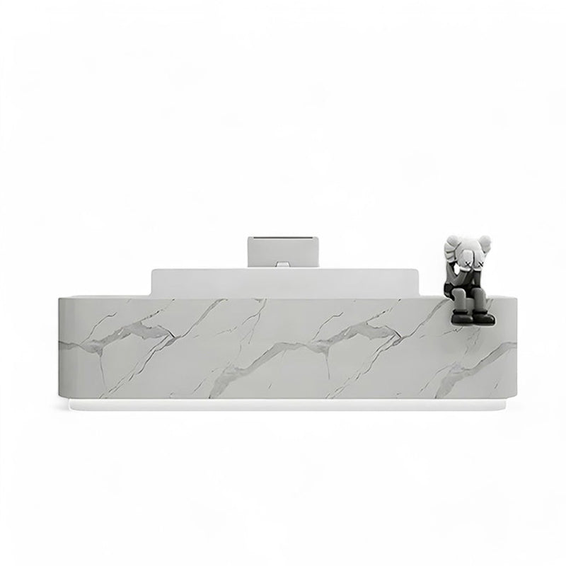 Modern Stainless Steel Front Desk Bar Salon Reception Desk JDT-7101