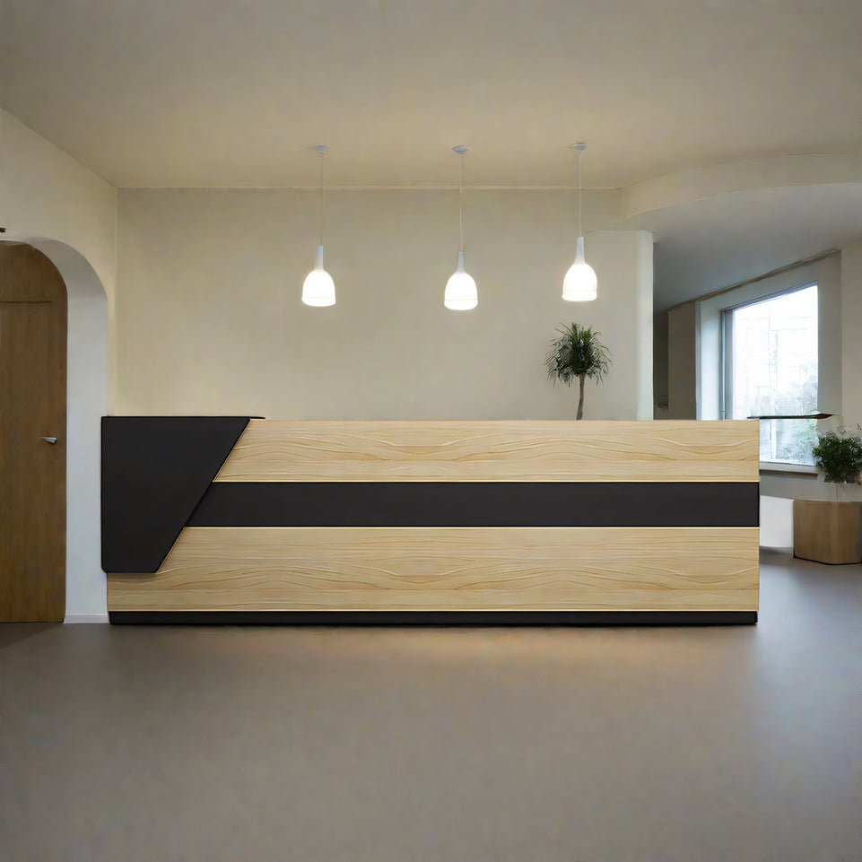 Office Shop Store Institution Color-block Reception Desk JDT-7271