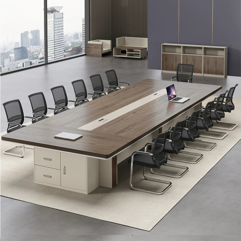 Creative Conference Table With Side Cabinet HYZ-10100