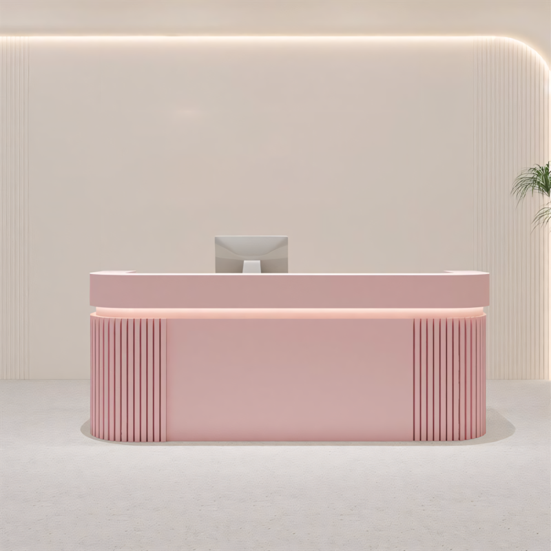 Curved Reception Desk for High End Spaces JDT-2313