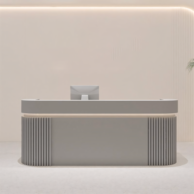 Curved Reception Desk for High End Spaces JDT-2313