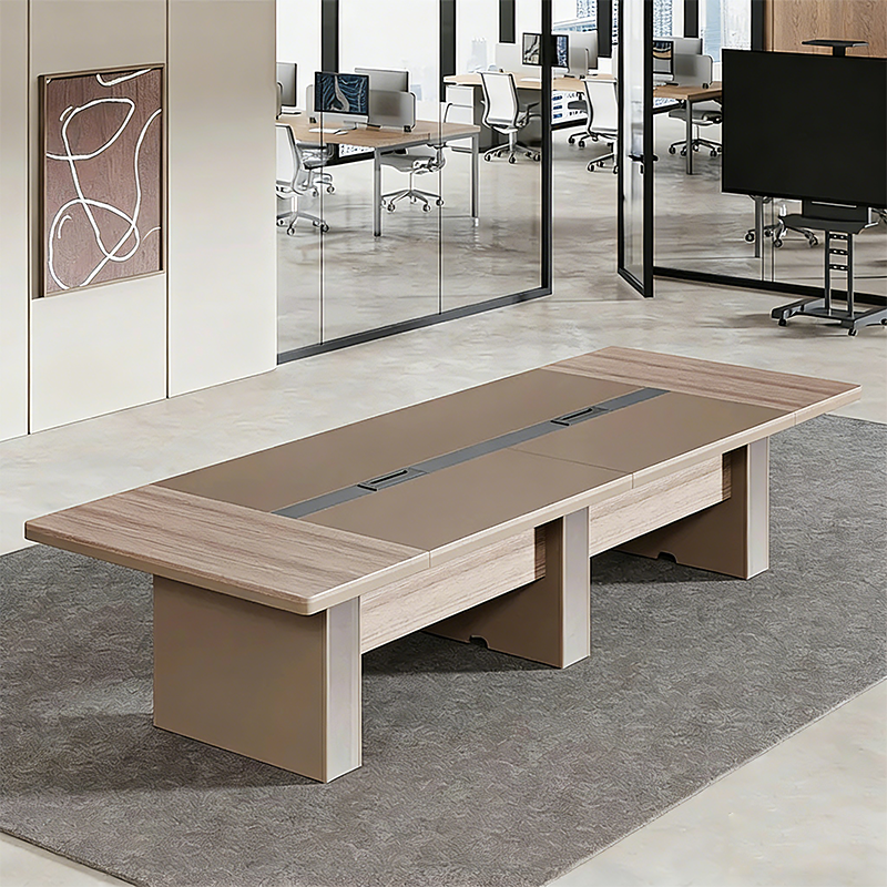 Modern Rectangular Conference Table for 10–12 People MBS-HYZ-3003