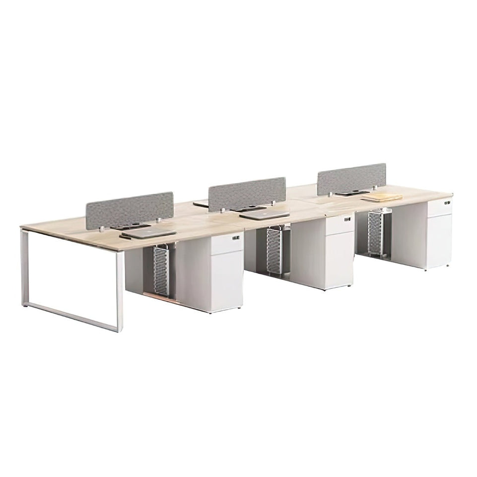 Classic Office Desk Compact Work Desk Big Storage YGZ-1082
