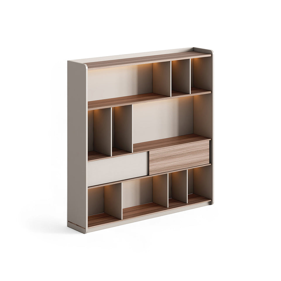 Modern Executive Desk with Voice-Controlled Light Strip Design LBZ-2063