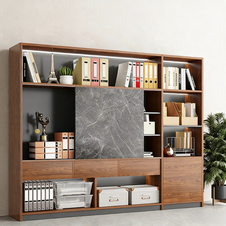 Modern Large-capacity File Cabinet with Sliding Doors for Office SZ-SG-S01