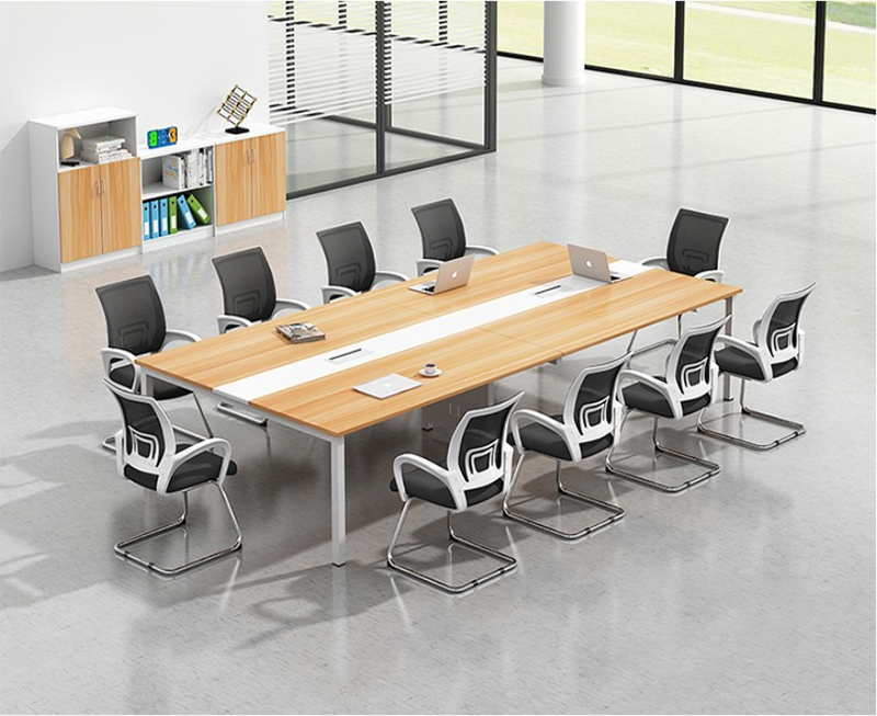 Elegant Conference Table Training Simple Rectangular Desk HYZ-1079