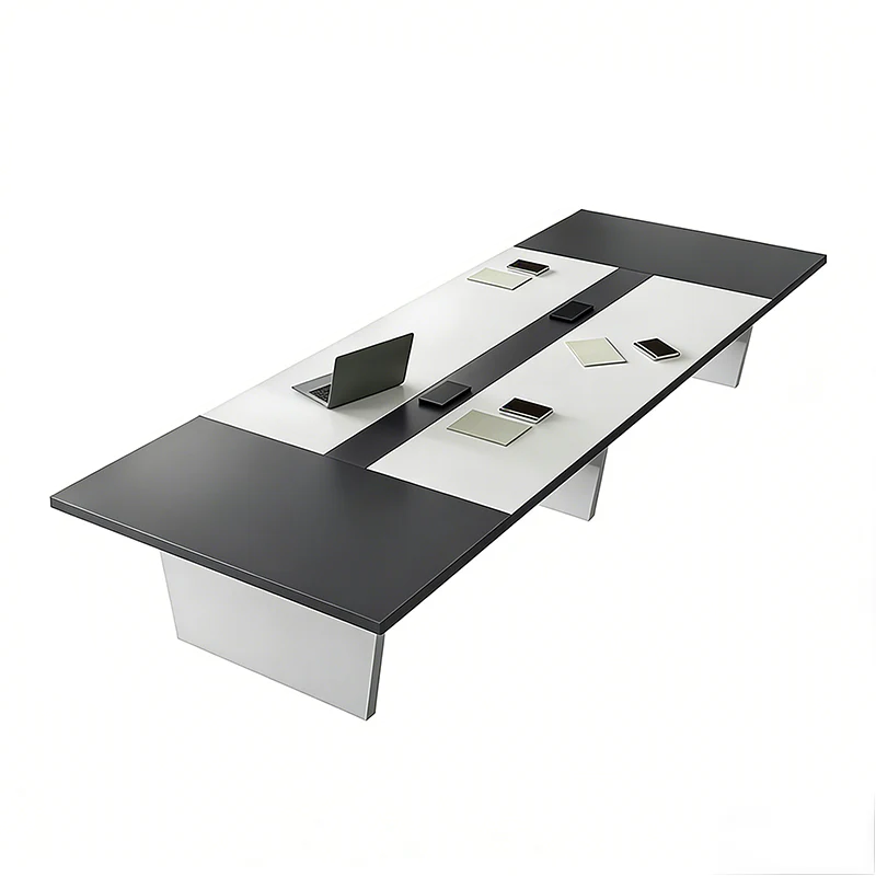 Stylish Spacious Conference Table with Two-Tone Design HYZ-2038