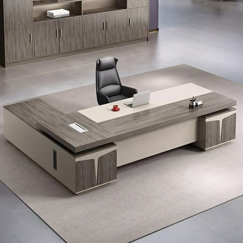Modern Minimalist Executive Commercial Desk