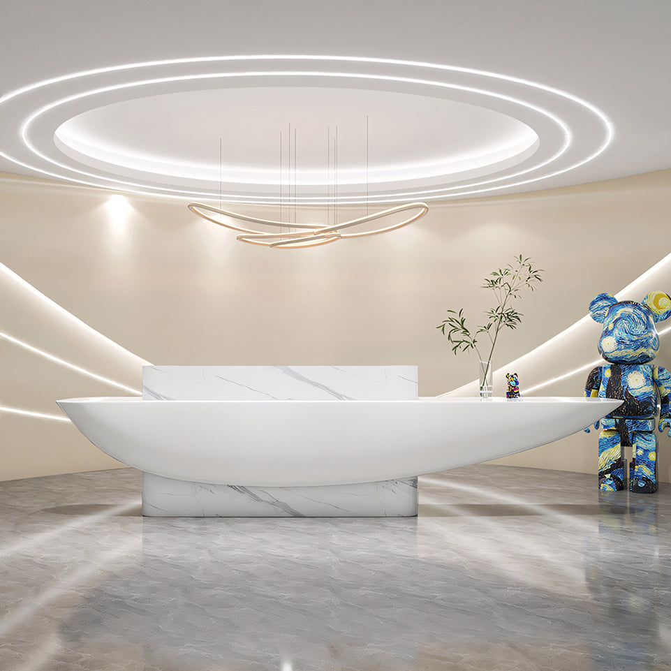 Modern Elegant Reception Desk Creative Design for Boutiques and Salons JDT-2153