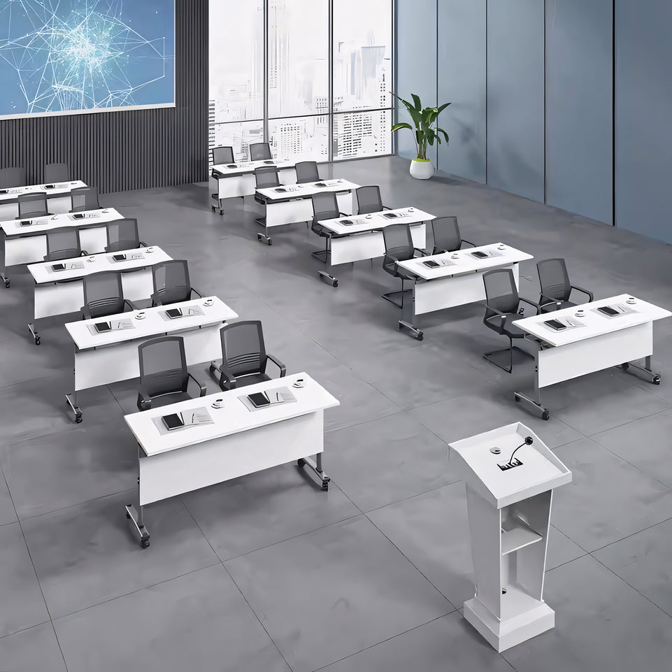 Foldable Mobile Conference Training Table With Wheels HYZ-1066