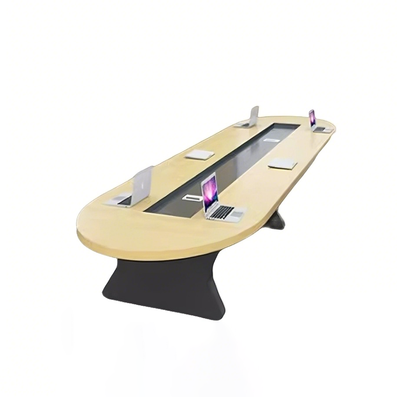 Minimalist Oval Large Conference Table Suitable For Meetings HYZ-103