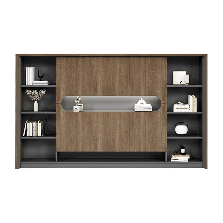 Elegant Modern Executive Desk with Large Side Cabinet LBZ-10169