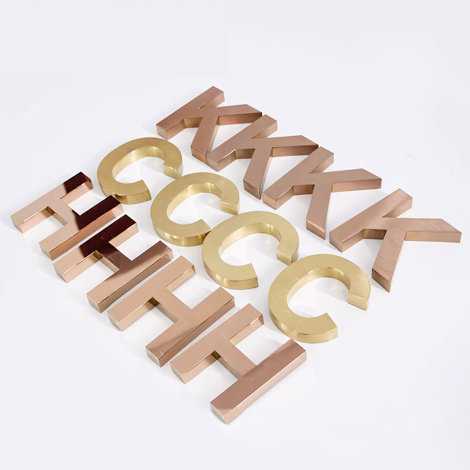 (Customized) Metal Engraved Characters SJ-002