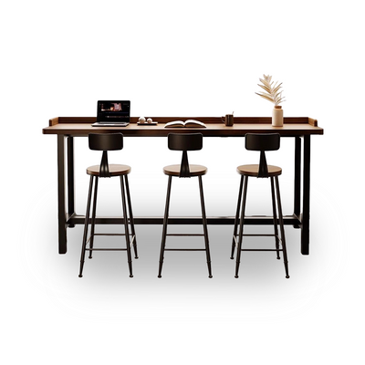 Minimalist Solid Wood Balcony High Bar Table & Chairs BTZ-004