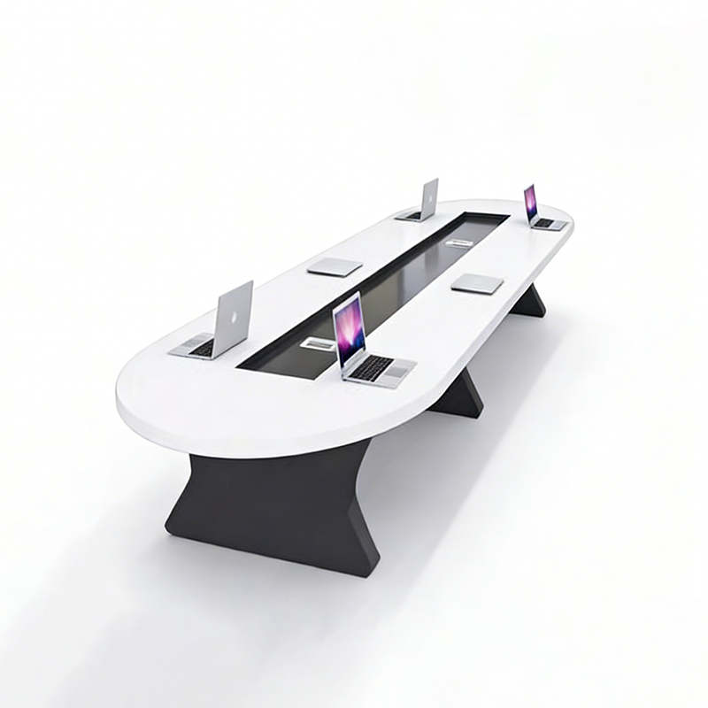 Minimalist Oval Large Conference Table Suitable For Meetings HYZ-103