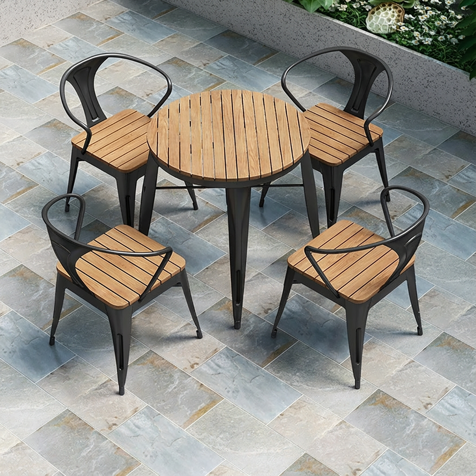 Outdoor Table and Chairs Set for Cafe Patio Balcony and Garden CZYZ-2036