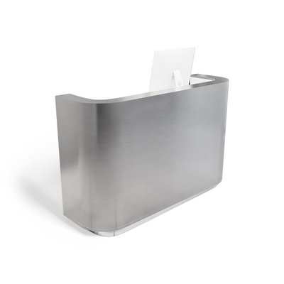 Silver Stainless Steel Small Bar Reception Desk JDT-2008