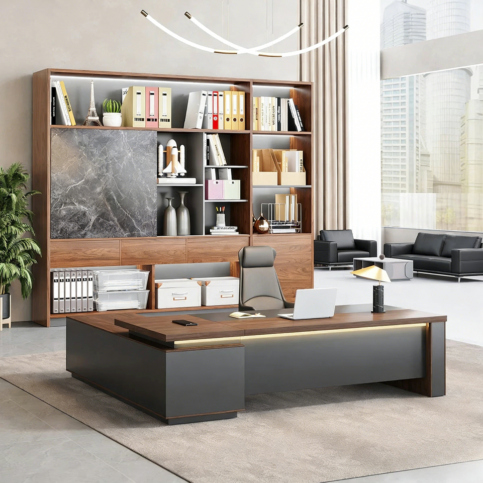 Modern Large-capacity File Cabinet with Sliding Doors for Office SZ-SG-S01