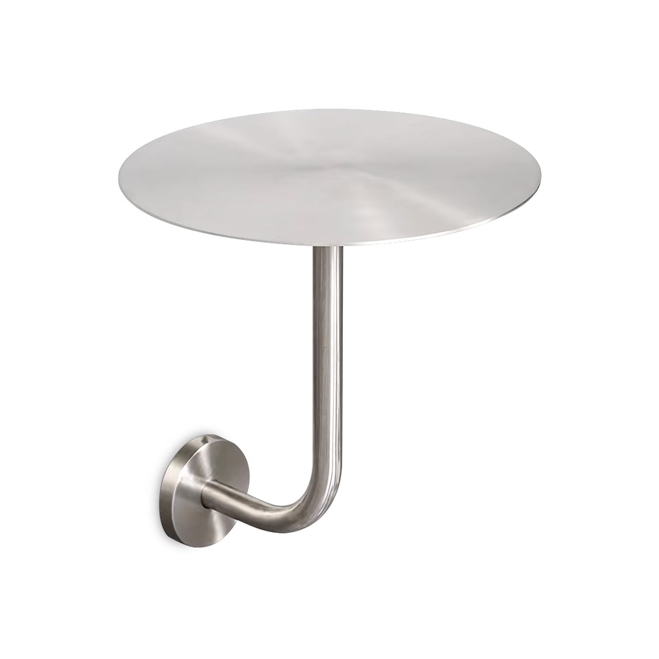 (In Stock) Metal + Acrylic Folding Chair Set with Industrial Style Stainless Steel Table and Chairs CZYZ-2010 Ideal for cafes and similar settings