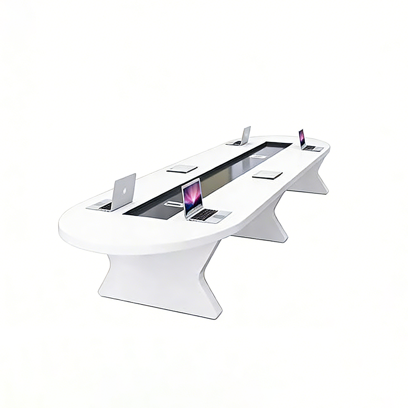 Minimalist Oval Large Conference Table Suitable For Meetings HYZ-103