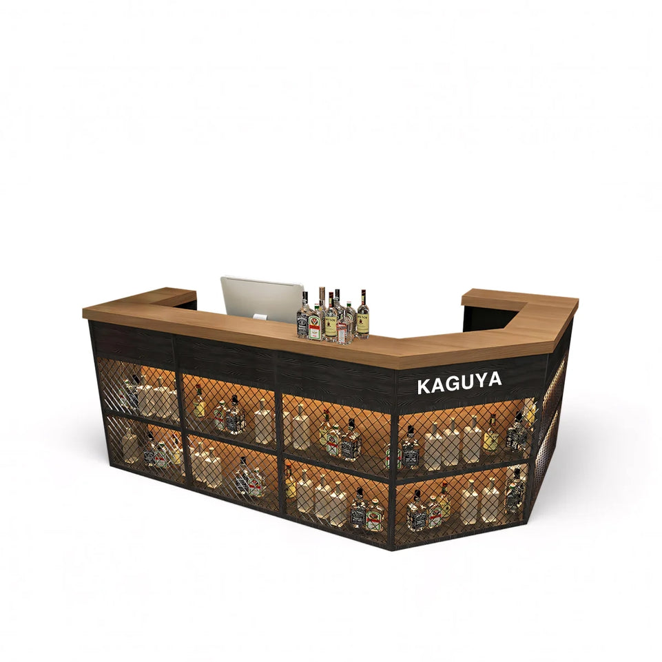 Industrial Style Reception Desk for BBQ Bar Restaurant