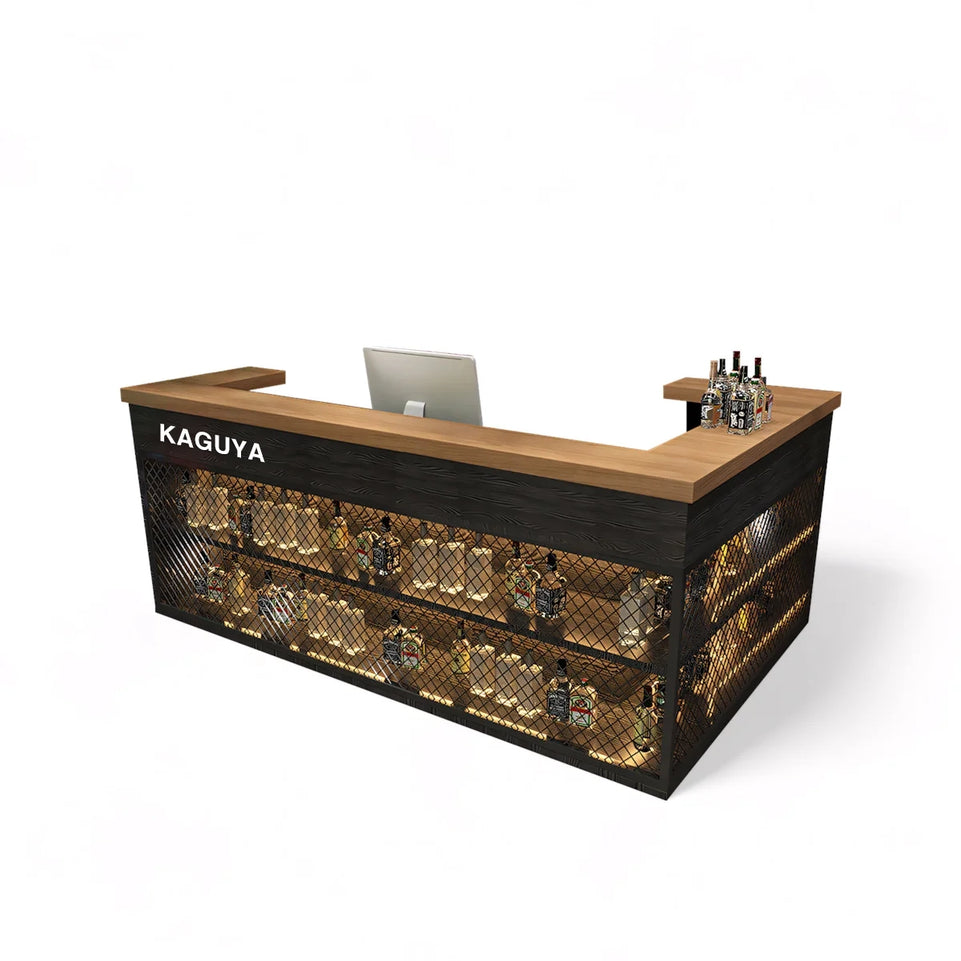 Industrial Style Reception Desk for BBQ Bar Restaurant