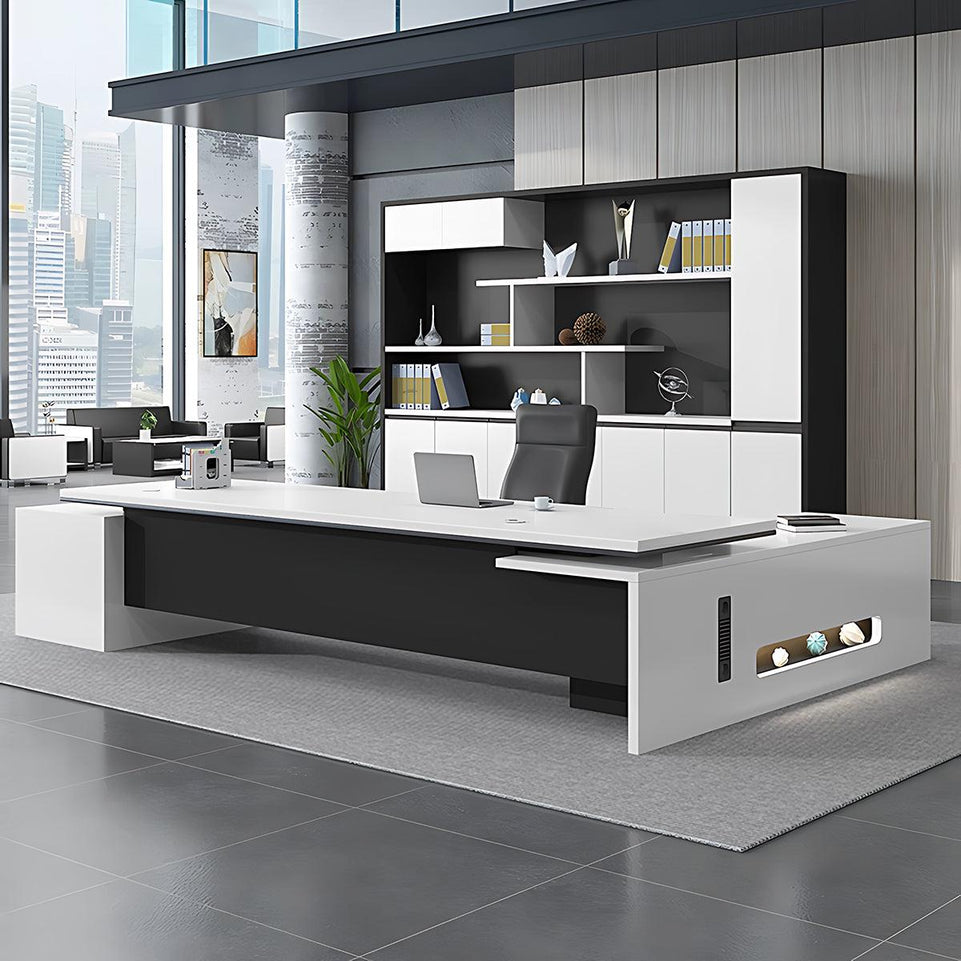 Boss Desk Office Single Manager Supervisor Desk (Without LED) LBZ-785