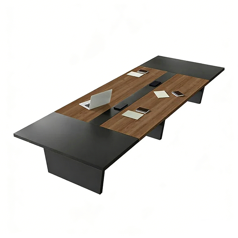 Stylish Spacious Conference Table with Two-Tone Design HYZ-2038